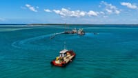 Suction dredge on its way to Inverloch post image