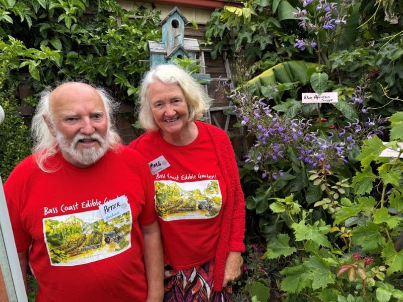 Bass Coast gardens weekend was good enough to eat post image