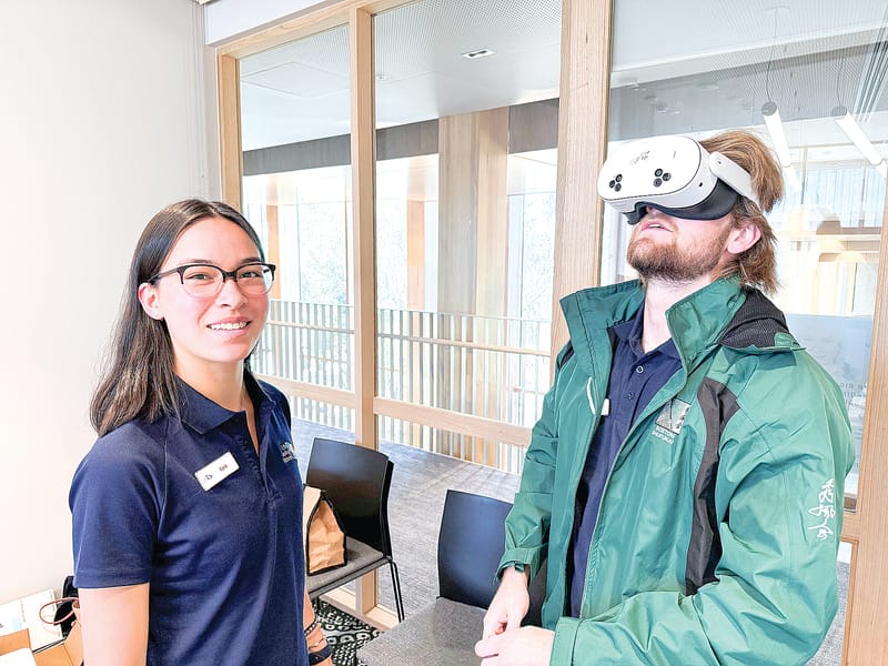 You won’t miss this warning sign post image