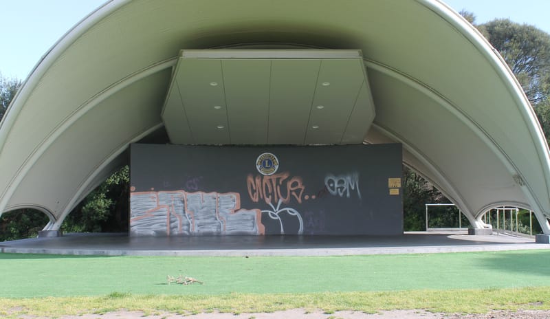Graffiti attack at Inverloch definitely not street art post image