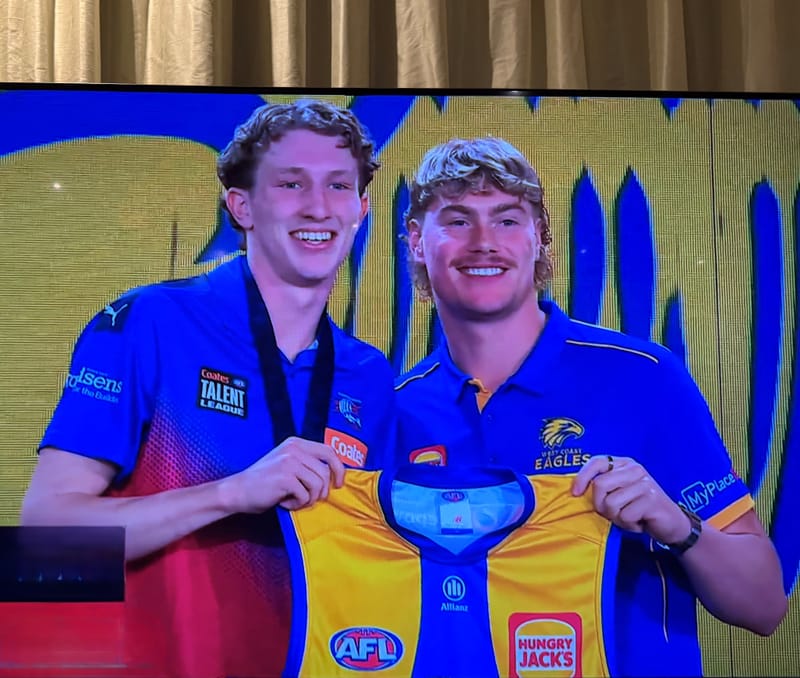 Foster cheers go up as Willem Duursma taken pick Number 1 in 2025 AFL Draft post image