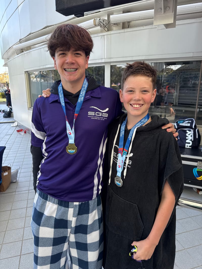 SGB swimmers compete at State championships post image