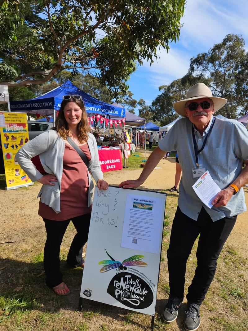 Totally Renewable Phillip Island (TRPI) advocacy leads to daytime hot water trial for Rhyll post image