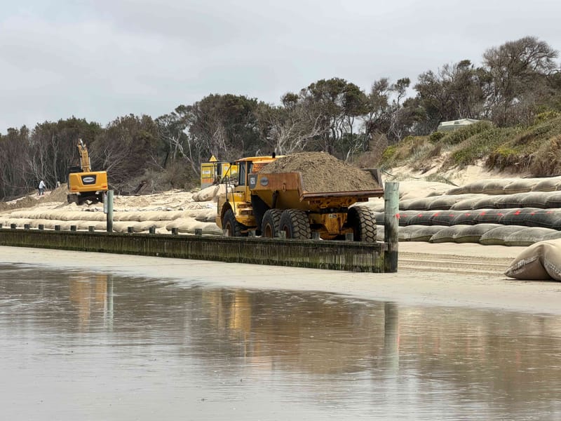 Work has started on Inverloch beach but wait, there's more post image