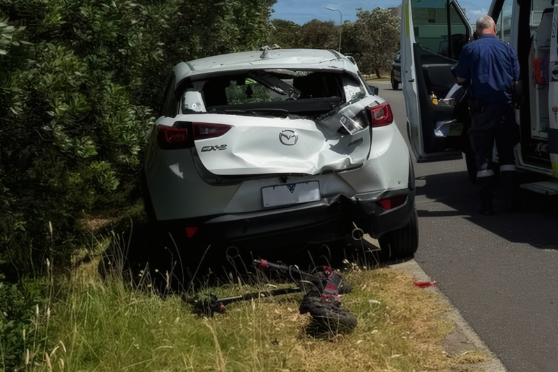 Double-dinking e-scooter riders injured in Cape Paterson crash post image