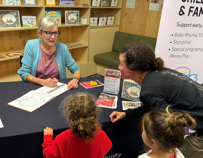 Alison Lester at her beach when “all time” children’s book named post image
