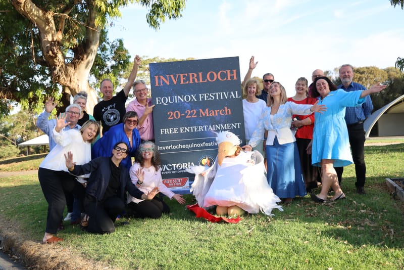 Eel jumping time at Wreck Creek for Inverloch Equinox Festival post image